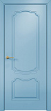 Дверь Оникс Венеция фрезерованная эмаль голубая, глухая