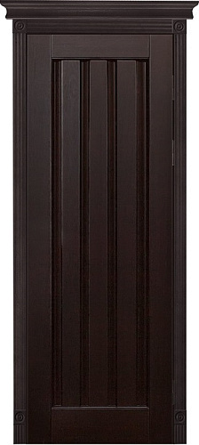 Дверь ОКА массив ольхи Версаль венге, глухая