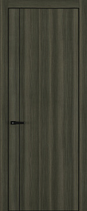 Недавно просмотренные - Дверь Z K14 toppan дуб темный, ALU кромка черная, молдинг черный, глухая