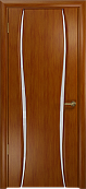 Схожие товары - Дверь Арт Деко Лиана-2 темный анегри, белый триплекс