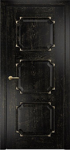 Недавно просмотренные - Дверь Оникс Валенсия эмаль черная патина золото, глухая