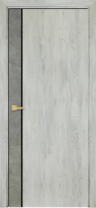 Недавно просмотренные - Дверь Оникс Дуо бетон светлый/CPL лофт, триплекс черный