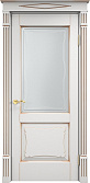 Схожие товары - Дверь Итальянская Легенда массив ольхи ОЛ6.2 белый грунт с патиной золото, стекло 6-4