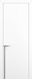 Дверь Z K21 полипропилен белый, молдинг серебро, глухая