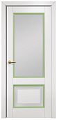 Схожие товары - Дверь Оникс Тоскана 2 эмаль белая/фисташковая, сатинат белый