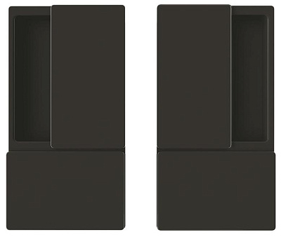 Ручка AGB B30000.01.93 WAVE для раздвижной двери к Touch, черный