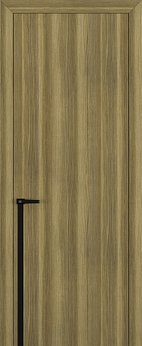 Дверь Z K21 toppan дуб серый, молдинг черный, глухая