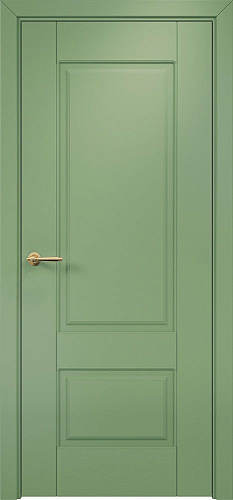 Дверь Оникс Марсель фрезерованная эмаль RAL 6021 по МДФ, глухая