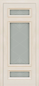 Недавно просмотренные - Дверь ДР Prestige Неаполь 3 шпон слоновая кость Ral 9001, стекло Версаль