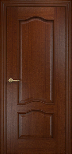 Дверь Оникс Классика красное дерево, глухая