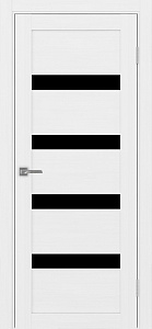Недавно просмотренные - Дверь Эко 505.12 белый лед, lacobel черный