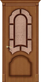 Недавно просмотренные - Дверь Браво Соната орех Ф-11, стекло "121" бронзовое
