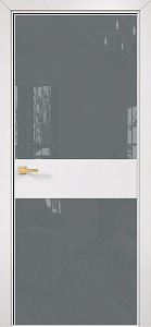 Недавно просмотренные - Дверь Оникс Соло 2 эмаль белая, глухая, Lacobel RAL 7040