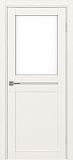 Дверь Эко 520.221 бежевый, lacobel белый