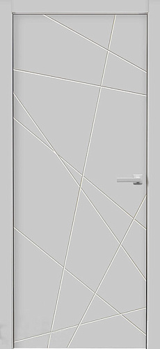 Дверь ДР Finezza Стокгольм эмаль белая, глухая