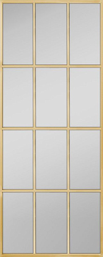 Перегородка Alum №10 золото, сатинат белый