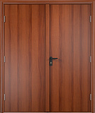 Дверь противопожарная V ДПГ+ДПГ финиш-пленка 60 мин, итальянский орех