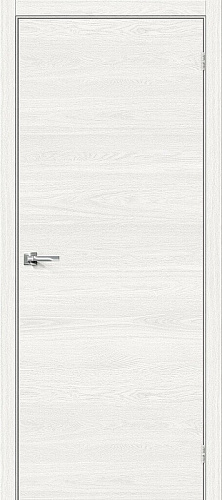 Дверь Браво Браво-0 экошпон White Skyline, глухая