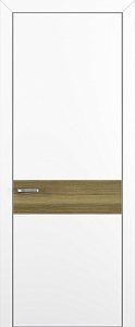 Недавно просмотренные - Дверь Z K6 ALU renolit white, вставка toppan дуб серый, глухая