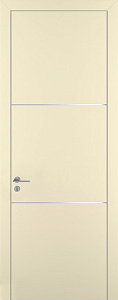 Недавно просмотренные - Дверь Z K11 полипропилен крем, ALU кромка хром, молдинг серебро, глухая