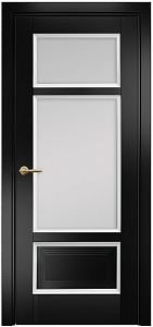 Недавно просмотренные - Дверь Оникс Тоскана 4 эмаль черная/белая, сатинат белый