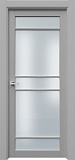 Дверь Ронд3Р5с эмаль серая, сатинат