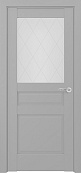 Схожие товары - Дверь Z Ампир Тип S экошпон серый, стекло сатинат