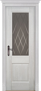 Недавно просмотренные - Дверь Ока массив дуба DSW сращенные ламели Классик №2 эмаль белая, стекло графит с фрезеровкой