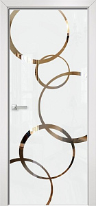 Недавно просмотренные - Дверь Оникс Арт, лакобель белый RAL0333 зеркало №4