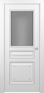Недавно просмотренные - Дверь Z Ampir Т3 decor эмаль White patina Silver, сатинат