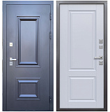 Входная дверь Матадор ТЕРМО Титул RAL 8019/панель белый матовый