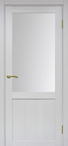 Дверь Эко 502.21 ясень серебристый, сатинат