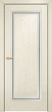 Дверь Оникс Бристоль 1 эмаль слоновая кость патина серебро