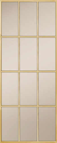 Перегородка Alum №10 золото, сатинат бронза