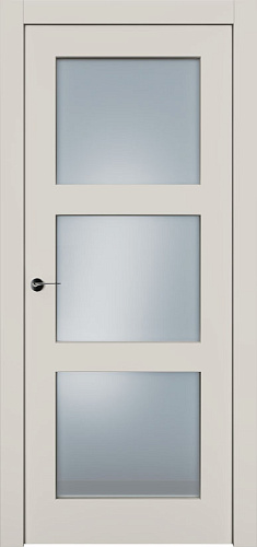 Дверь Кл33с эмаль латте, сатинат