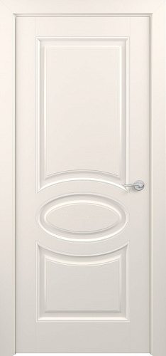 Дверь Z Provans Т2 эмаль жемчужно-перламутровая patina Silver, глухая