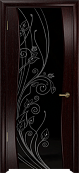 Схожие товары - Дверь Арт Деко Вэла венге, триплекс черный  рисунок со стразами