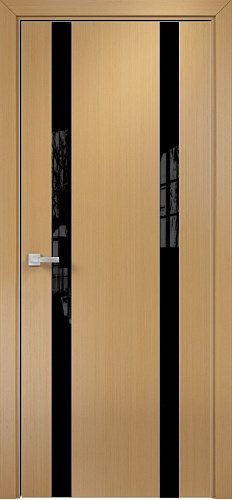 Дверь Оникс Верона 2 анегри, триплекс черный