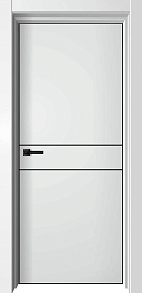 Недавно просмотренные - Дверь V Loft экошпон Лофт-2 вайт, AL кромка черная, глухая