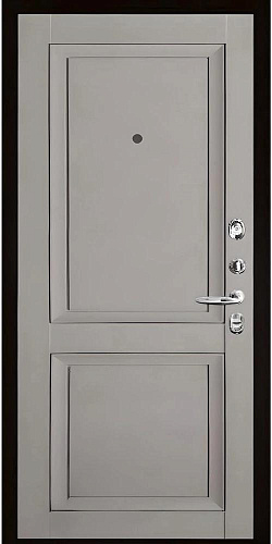 Панель внутренняя 16 мм Деканто НДГ 1, серый бархат, Экошпон