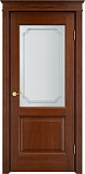 Дверь ПМЦ массив дуба Д13 коньяк, стекло 13-5