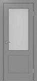 Дверь Эко Neo 502.21 серый, сатинат