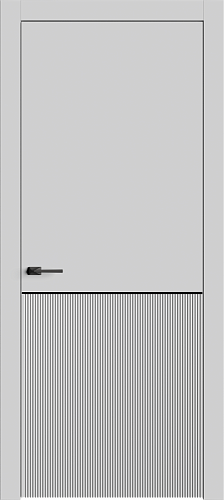 Дверь Лайн8М эмаль RAL 7047, глухая