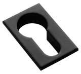 Накладка на цилиндр Lux-KH-SM Nero, черный