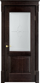 Недавно просмотренные - Дверь ПМЦ массив ольхи ОЛ6.2 венге, стекло 6-5
