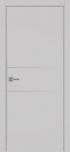 Недавно просмотренные - Дверь Эко 203 пепельный молдинг SC, кромка AL хром SC с 2-х сторон, глухая