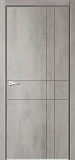 Дверь V Лоярд эмалит Севилья 02 бетон светлый, глухая