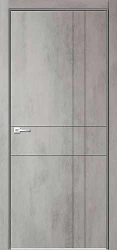 Дверь V Лоярд эмалит Севилья 02 бетон светлый, глухая