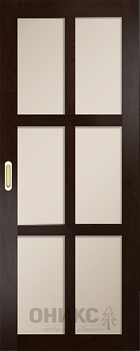 Перегородка Оникс №5 палисандр, сатинат бронза