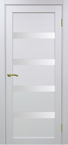Дверь Эко 505.12 белый лед, сатинат
